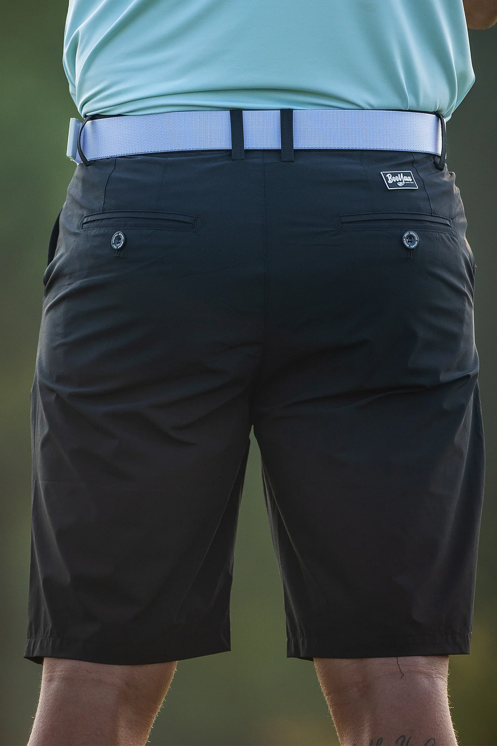 BOOYAA BIRDIE BREATHER - GOLF SHORTS - BLACK