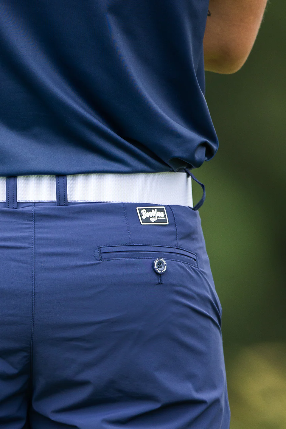BOOYAA BIRDIE BREATHER - GOLF SHORTS - NAVY