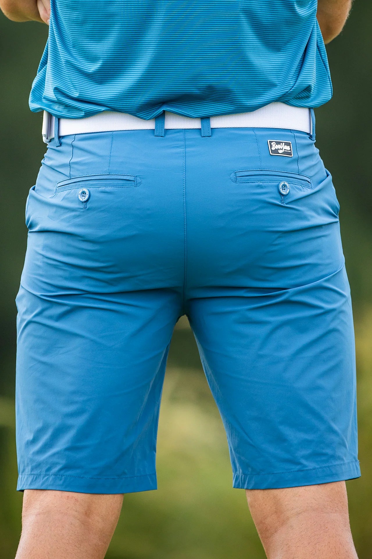 BOOYAA BIRDIE BREATHER - GOLF SHORTS - PASTEL BLUE