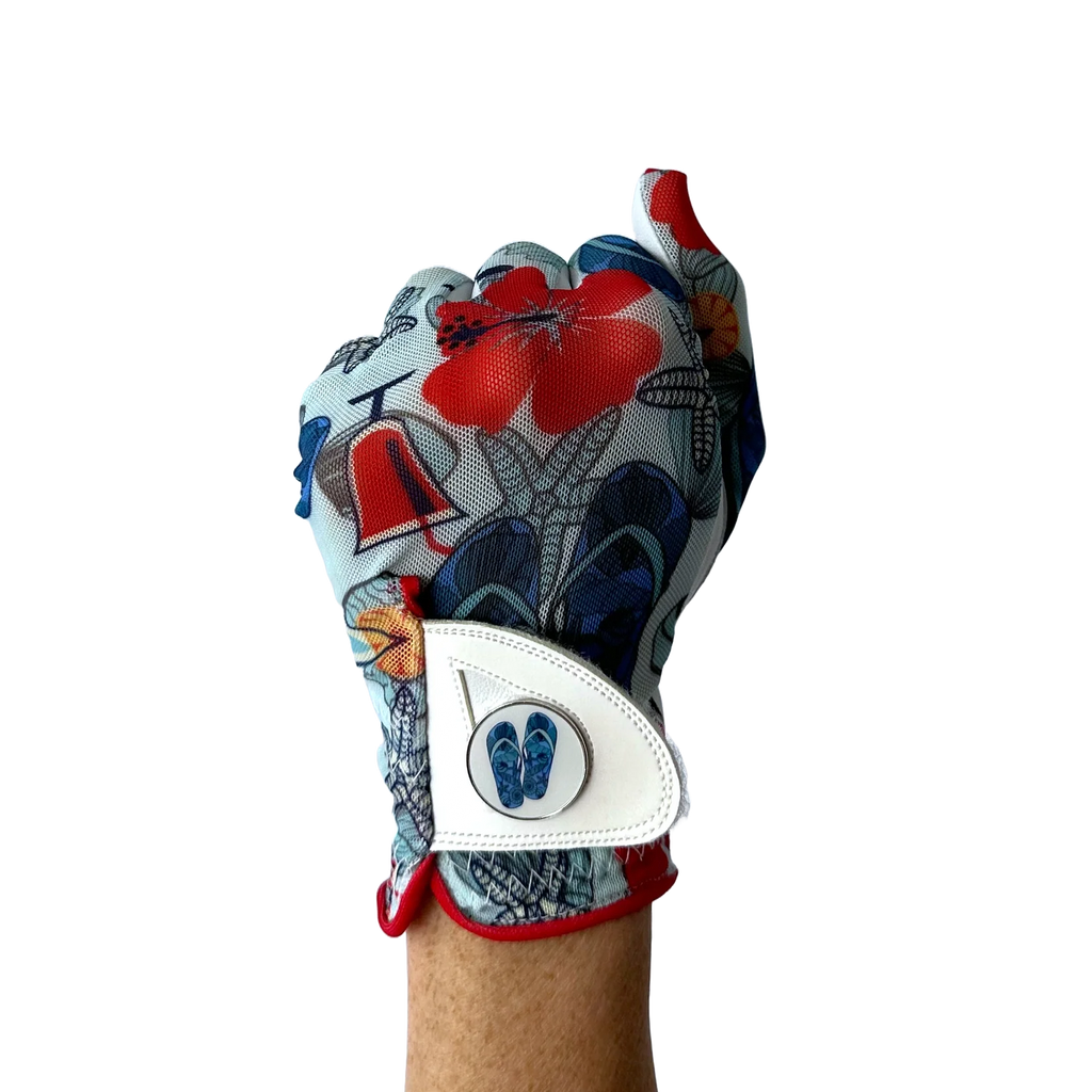 LADIES GOLF GLOVE - ALOHA