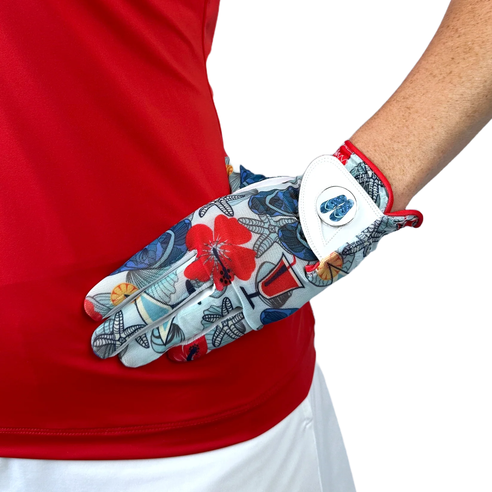 LADIES GOLF GLOVE - ALOHA