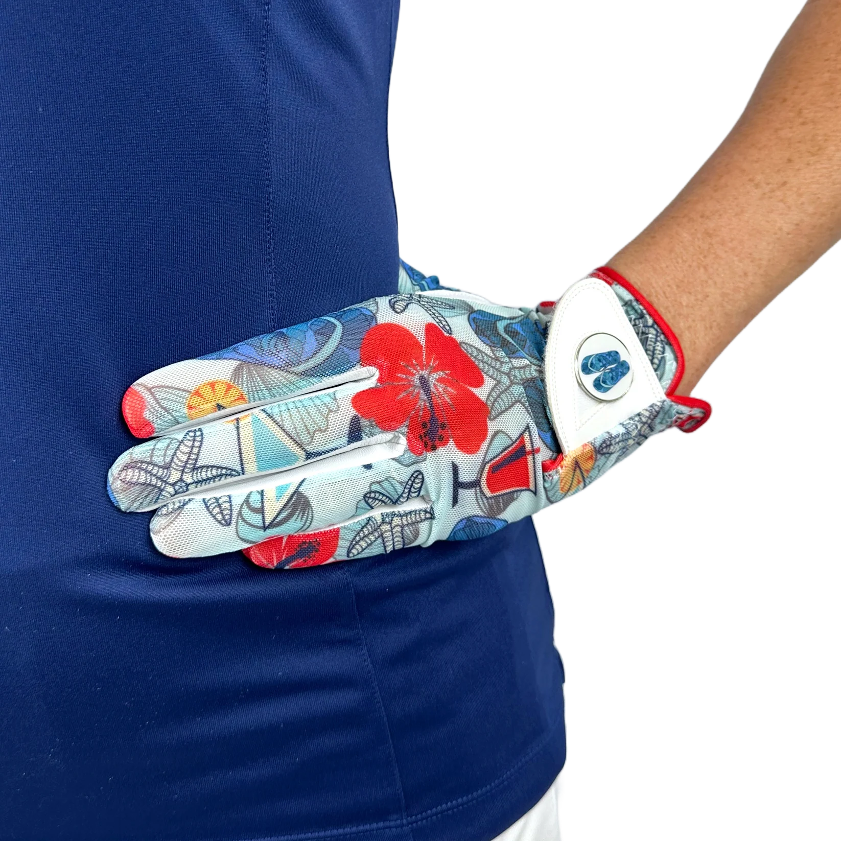 LADIES GOLF GLOVE - ALOHA
