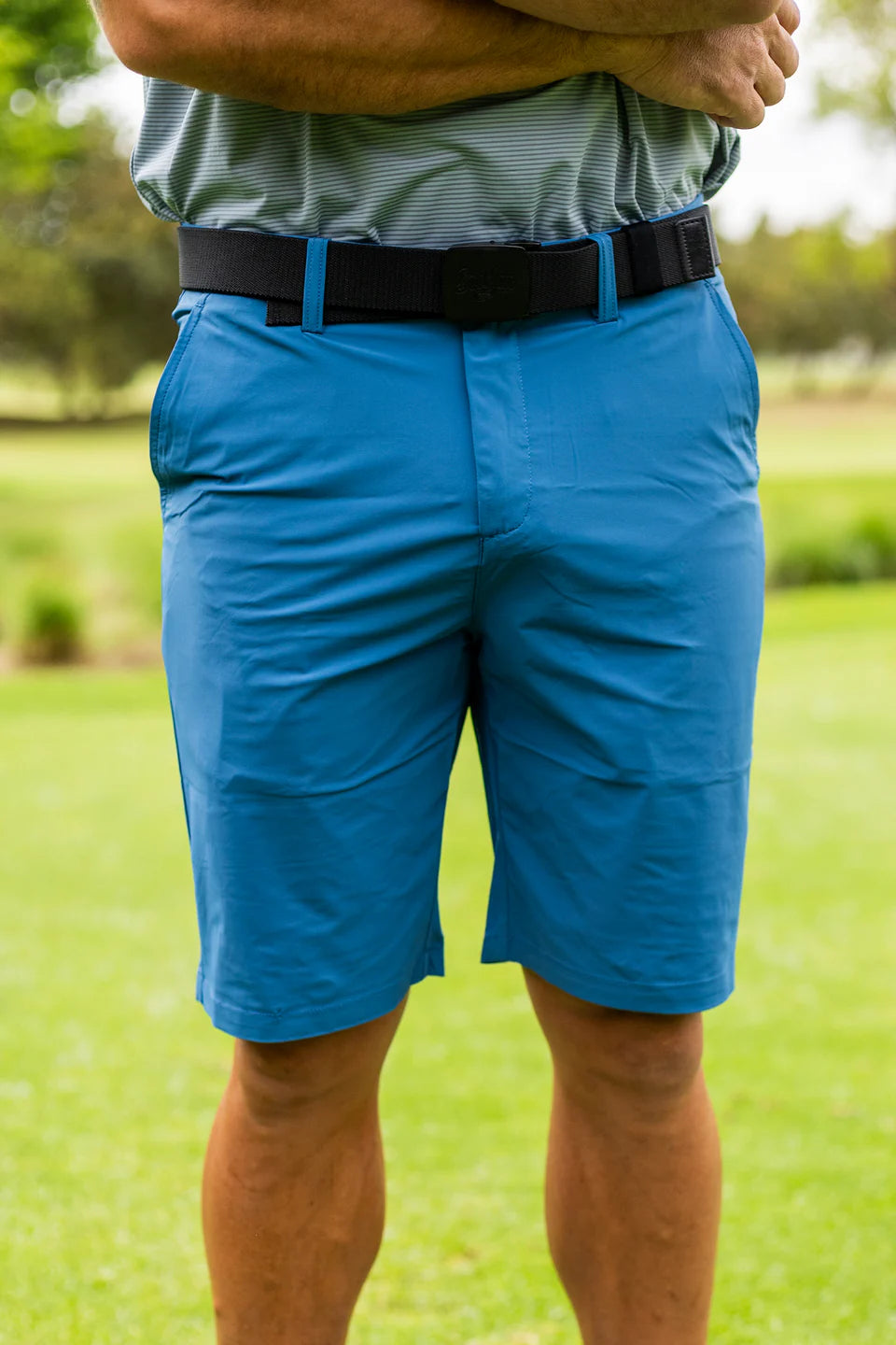 BOOYAA BIRDIE BREATHER - GOLF SHORTS - PASTEL BLUE