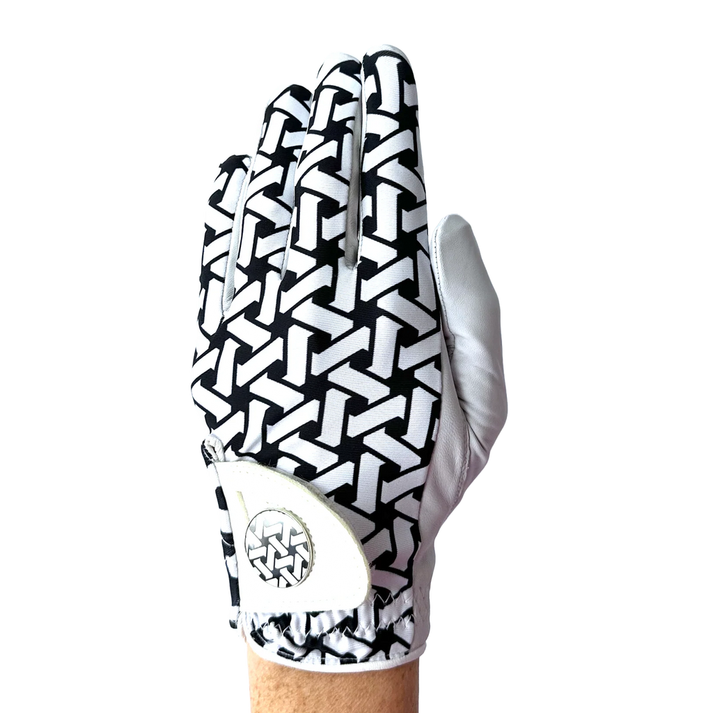 LADIES GOLF GLOVE - CHECKS