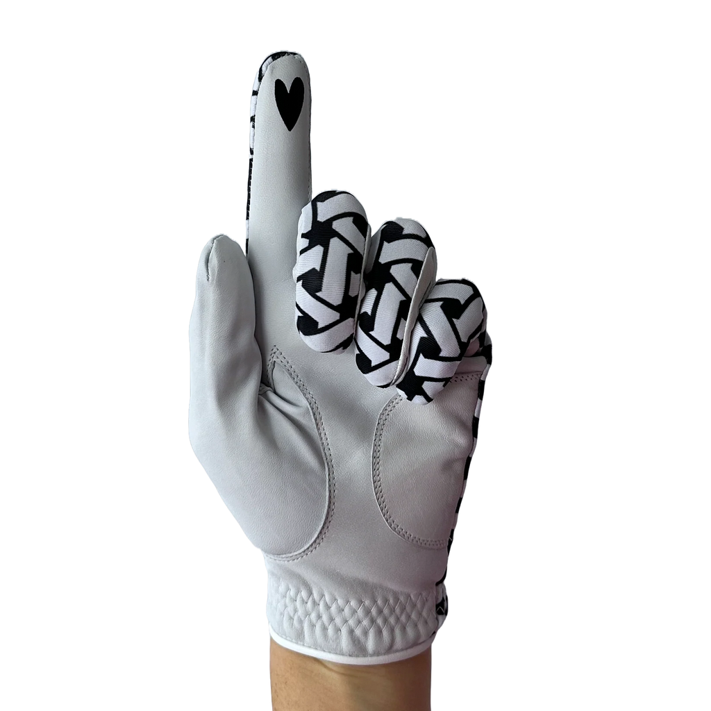 LADIES GOLF GLOVE - CHECKS