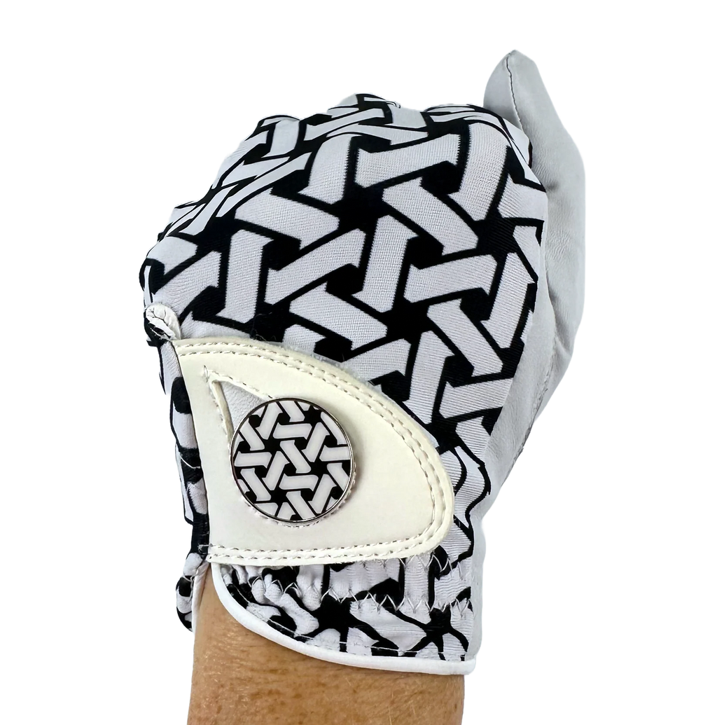 LADIES GOLF GLOVE - CHECKS