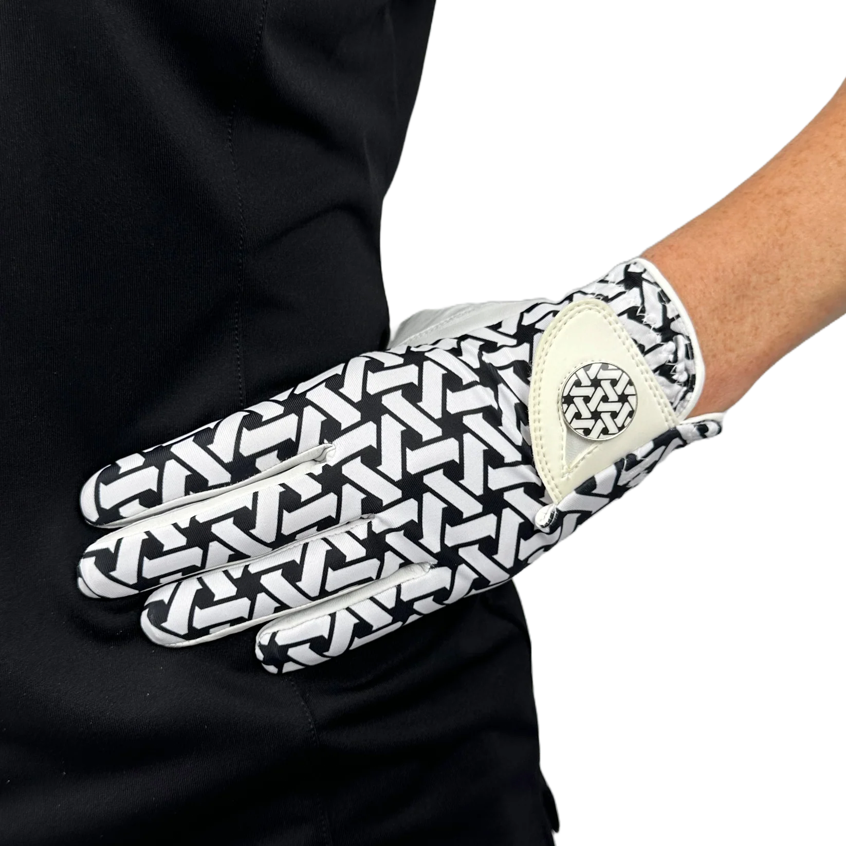 LADIES GOLF GLOVE - CHECKS