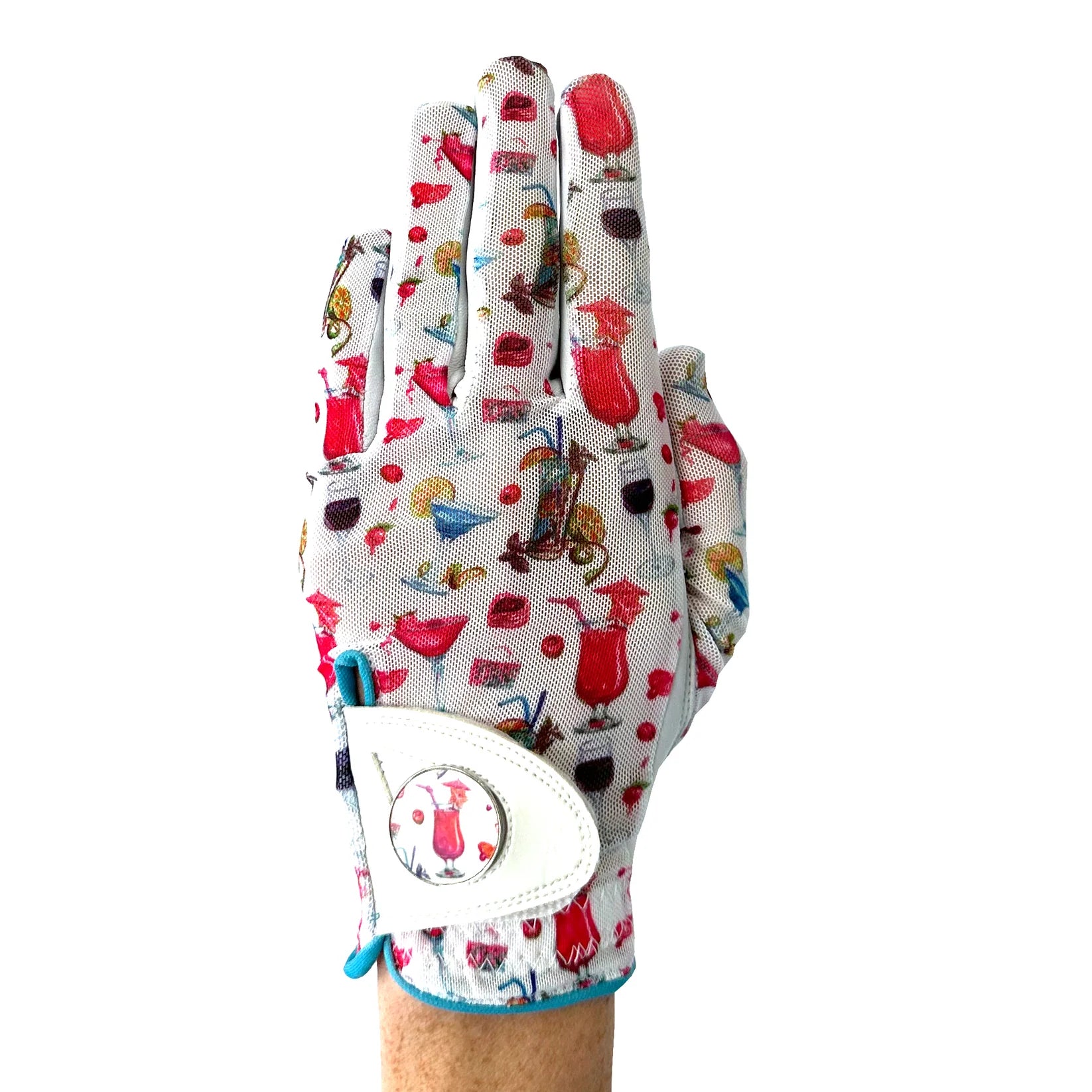 LADIES GOLF GLOVE - COCKTAILS