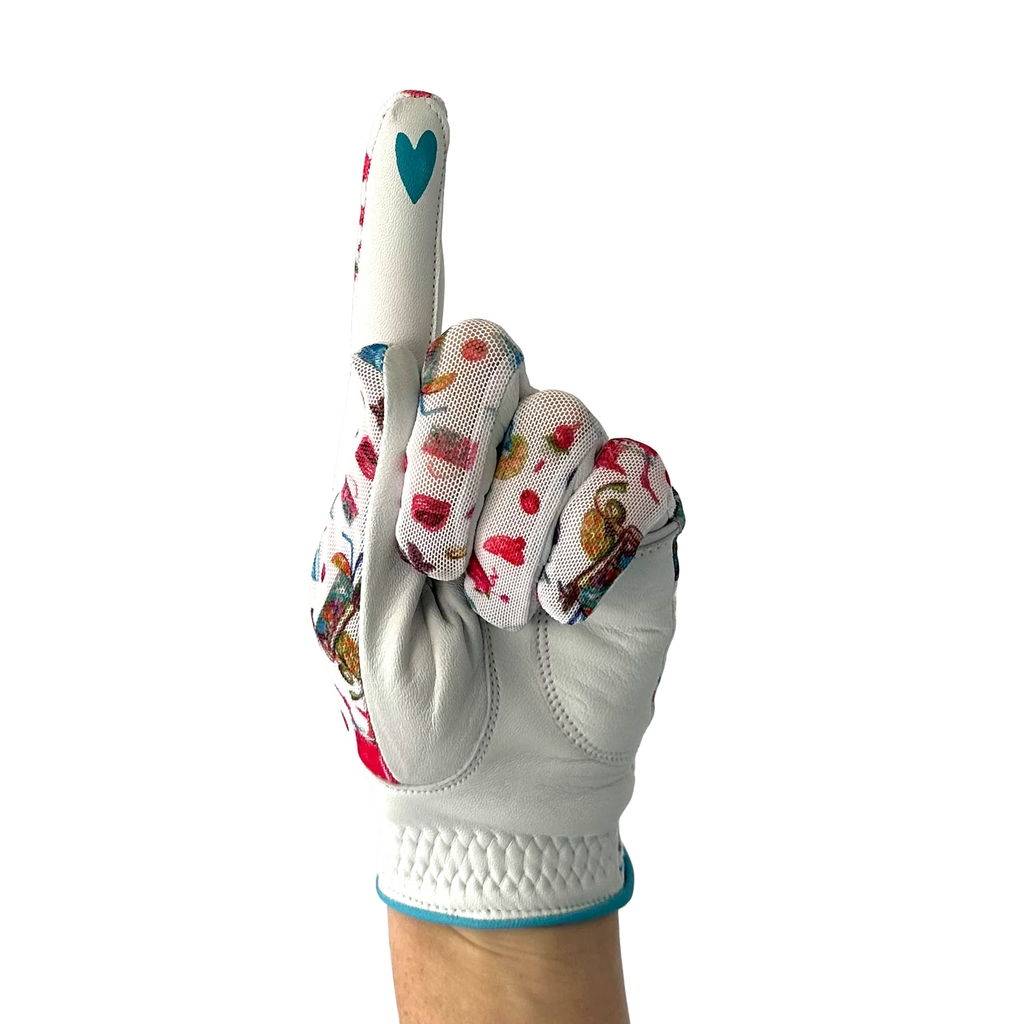 LADIES GOLF GLOVE - COCKTAILS