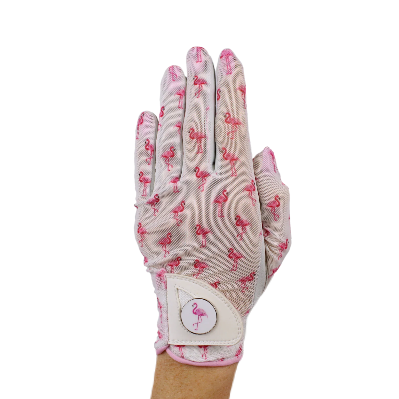 LADIES GOLF GLOVE - FLAMINGLE
