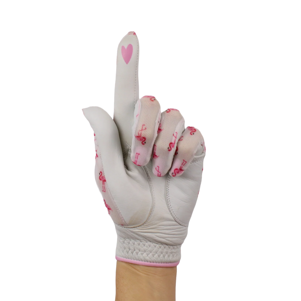 LADIES GOLF GLOVE - FLAMINGLE