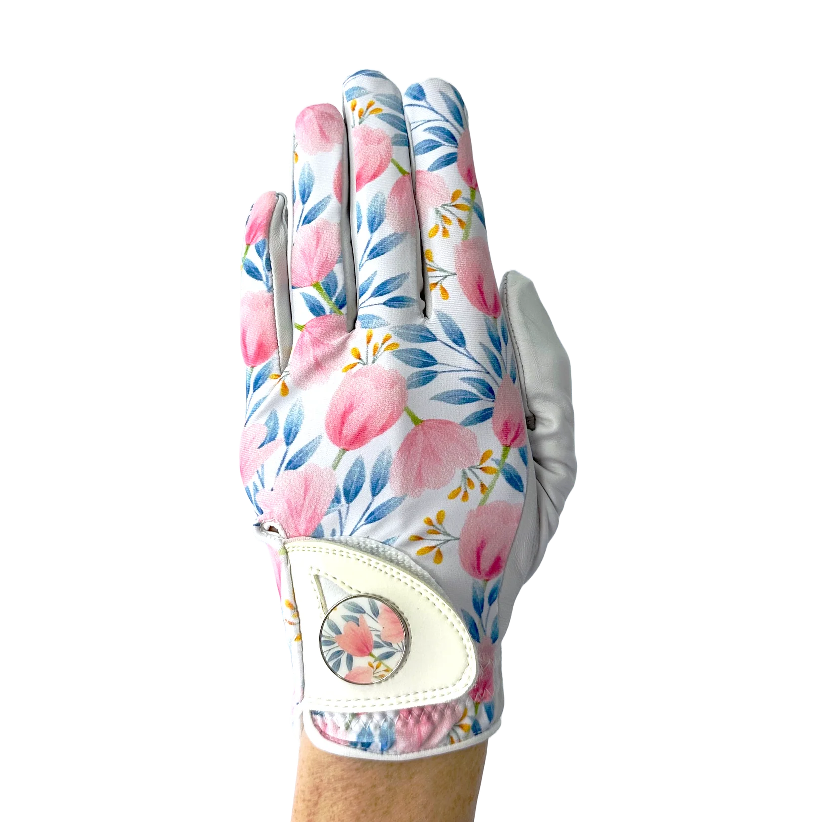 LADIES GOLF GLOVE - FLOWERS