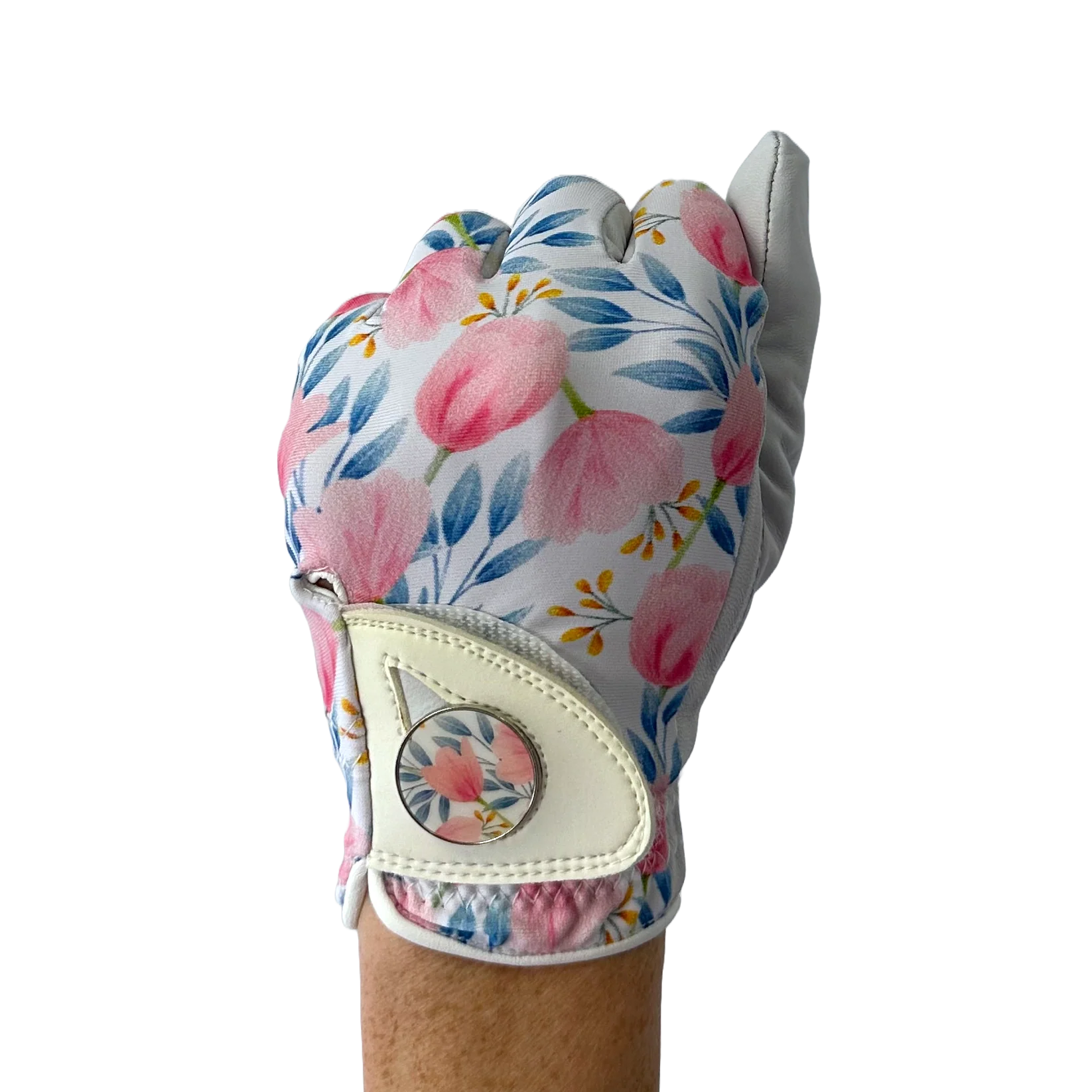 LADIES GOLF GLOVE - FLOWERS