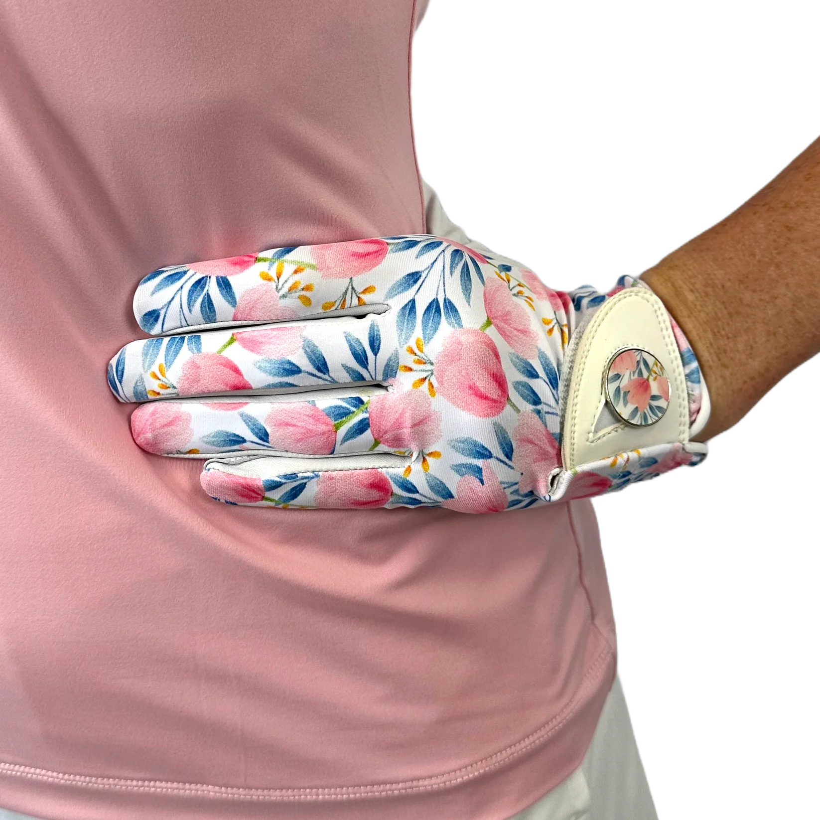 LADIES GOLF GLOVE - FLOWERS
