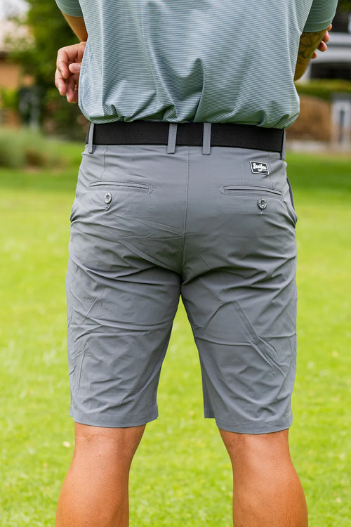 BOOYAA BIRDIE BREATHER - GOLF SHORTS - GREY