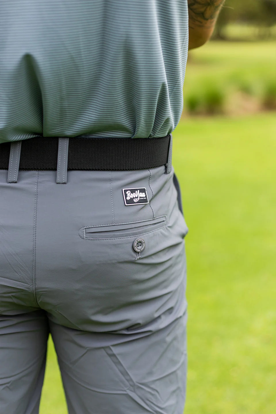 BOOYAA BIRDIE BREATHER - GOLF SHORTS - GREY