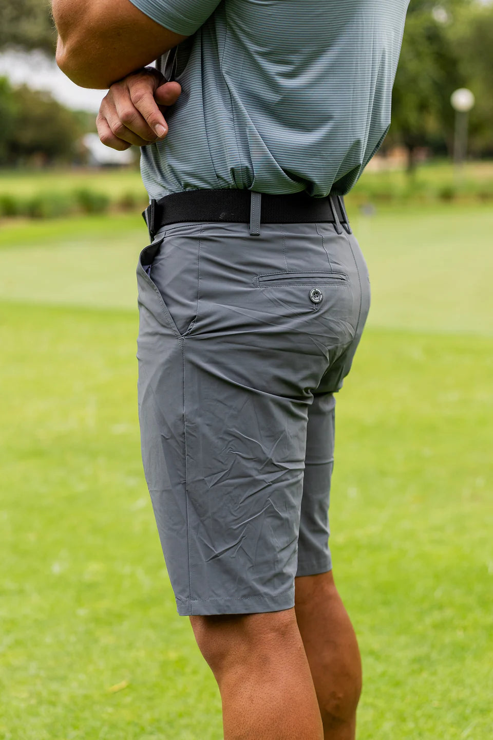 BOOYAA BIRDIE BREATHER - GOLF SHORTS - GREY