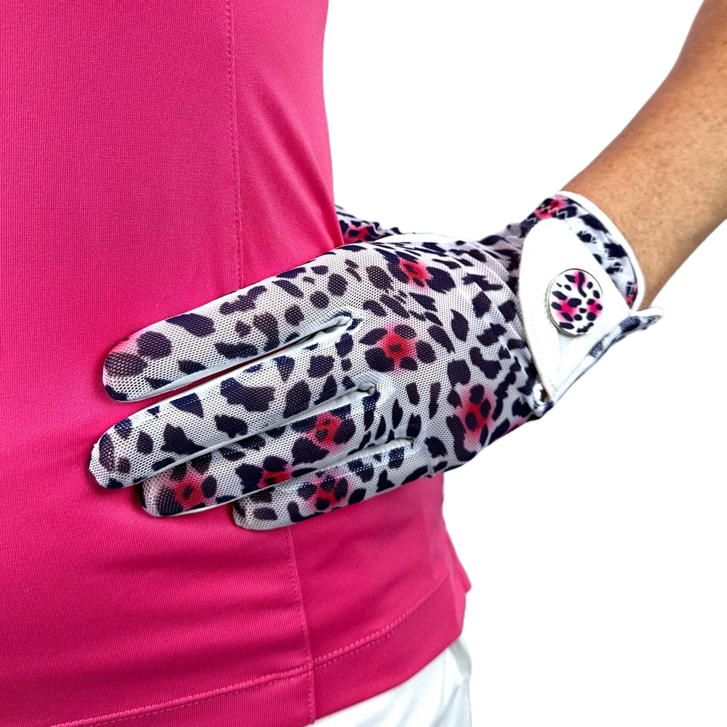 LADIES GOLF GLOVE - LADYBIRD