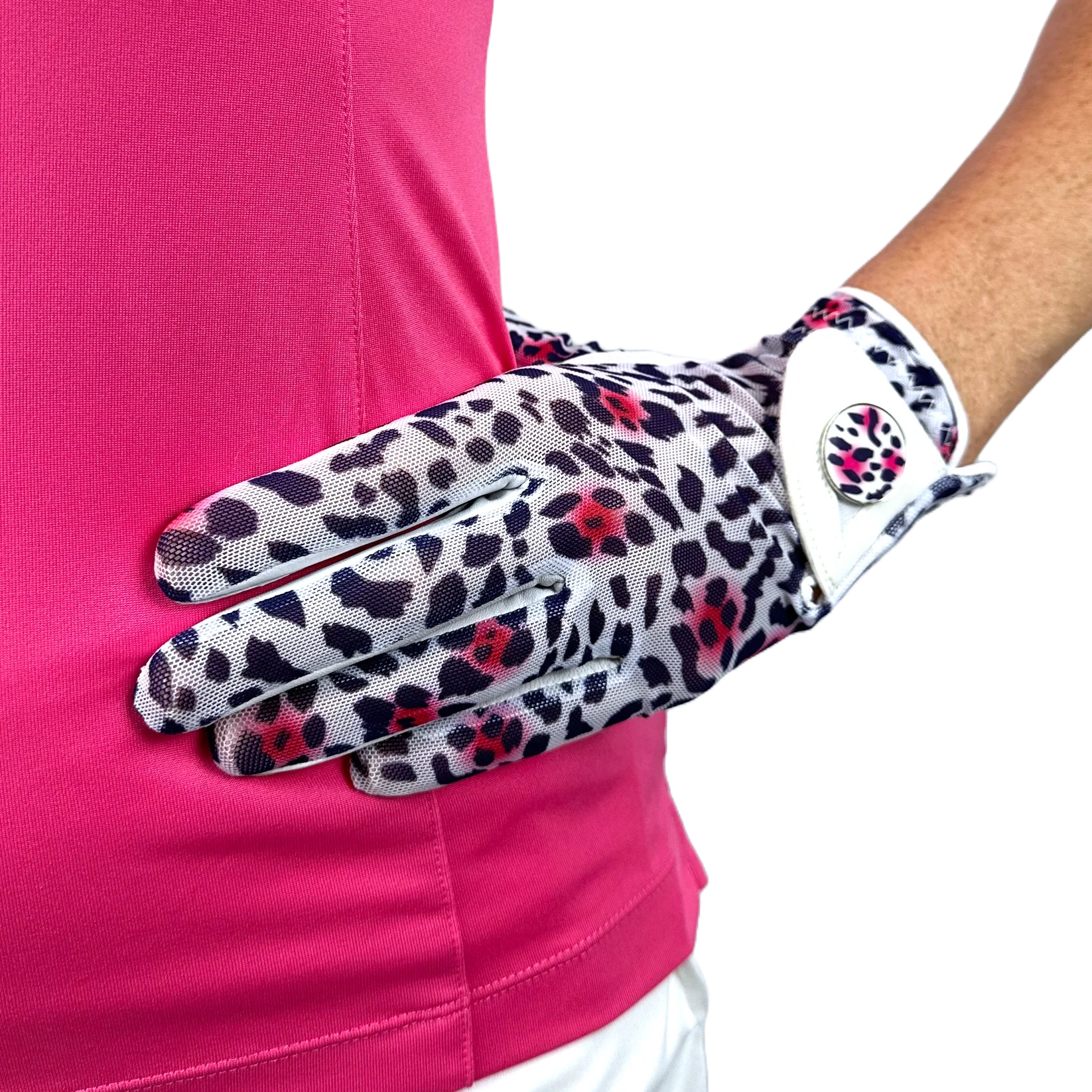 LADIES GOLF GLOVE - LADYBIRD