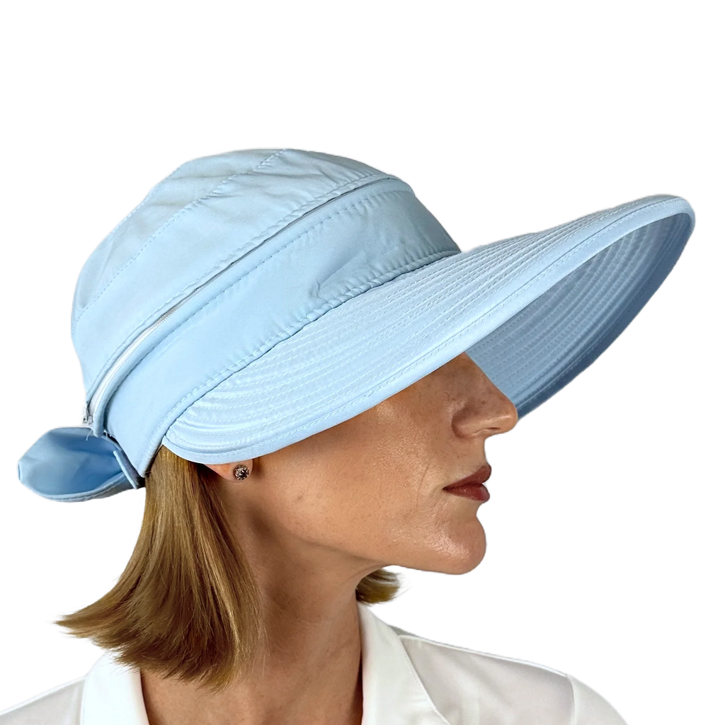 LADIES VISOR - LIGHT BLUE