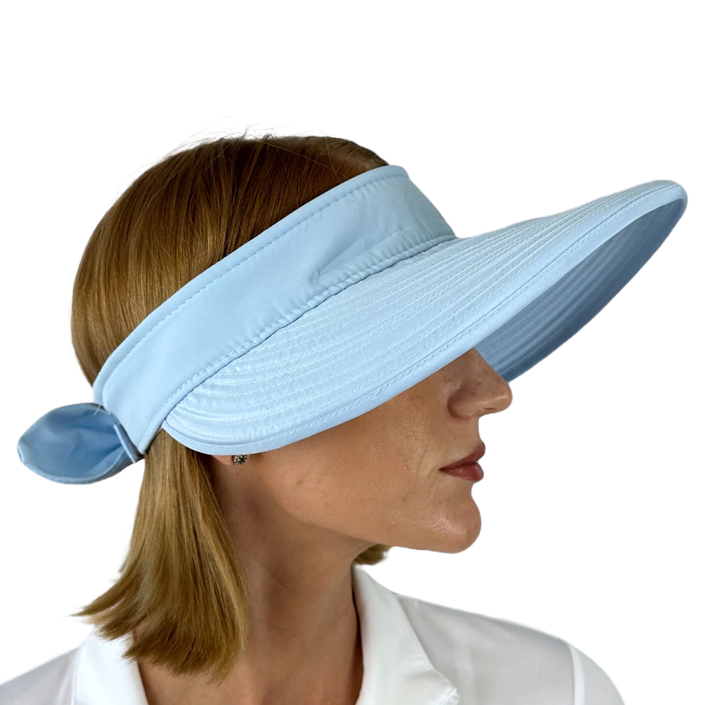 LADIES VISOR - LIGHT BLUE