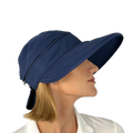 LADIES VISOR - NAVY BLUE