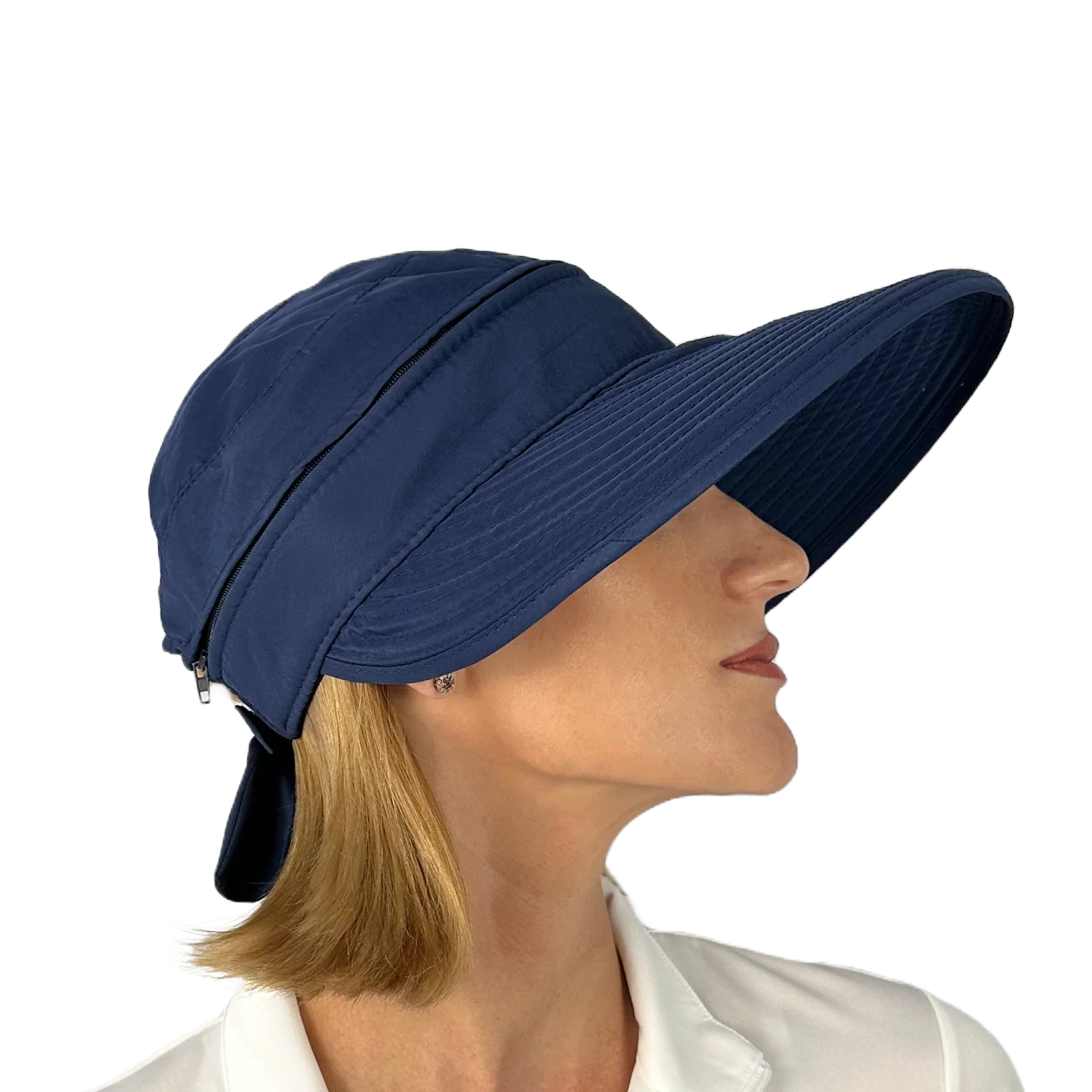 LADIES VISOR - NAVY BLUE