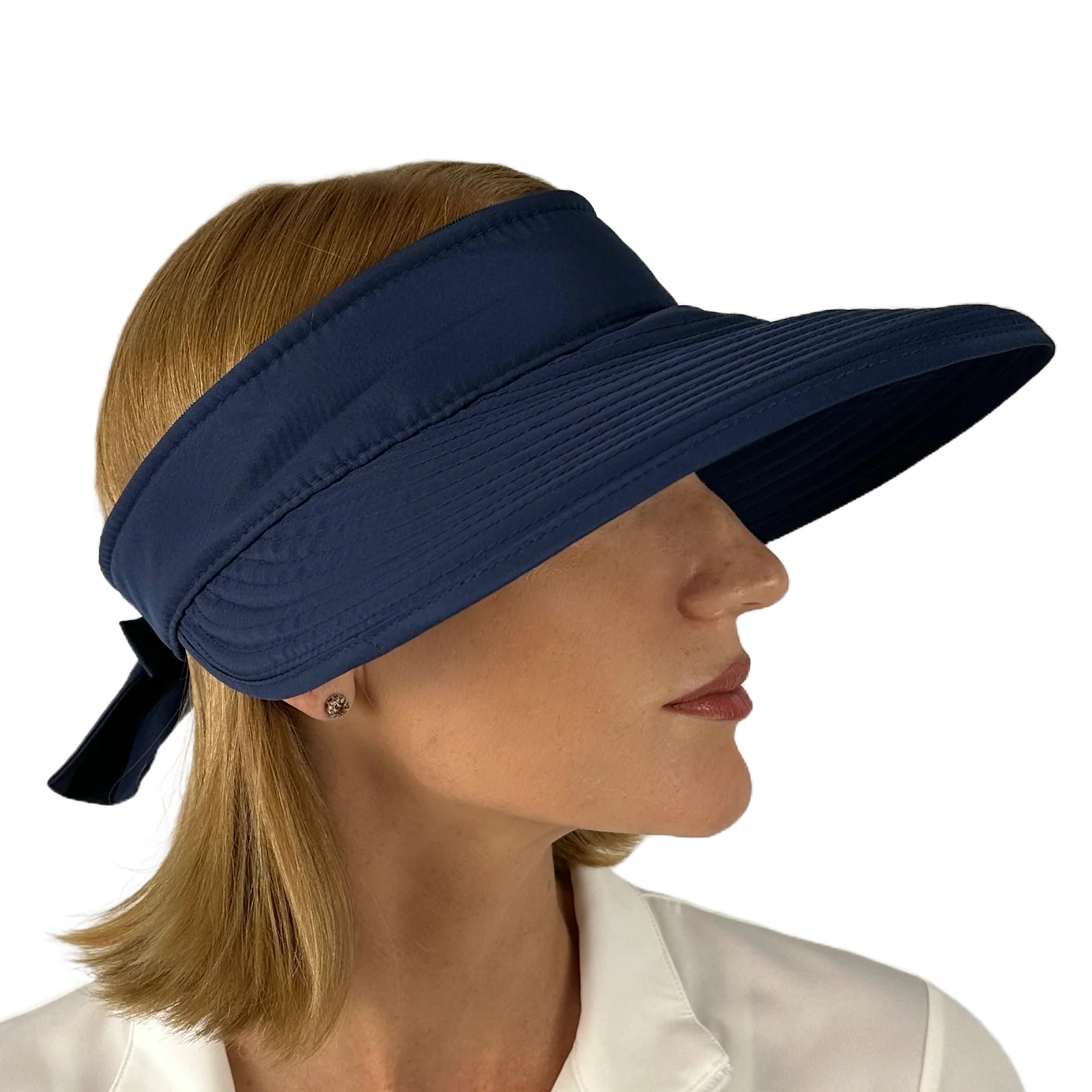LADIES VISOR - NAVY BLUE