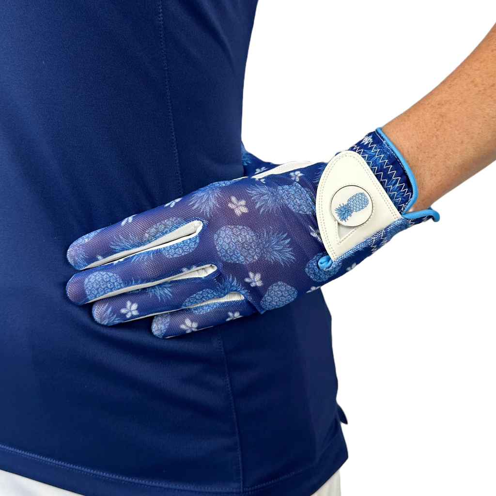 LADIES GOLF GLOVE - PINEAPPLE