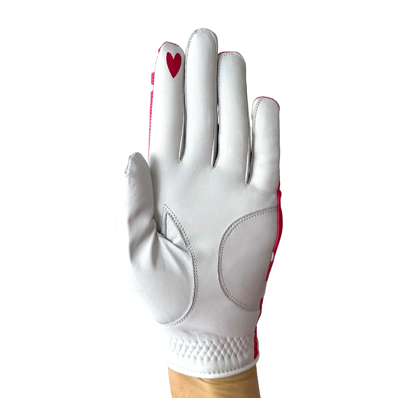 LADIES GOLF GLOVE - POLKADOTS